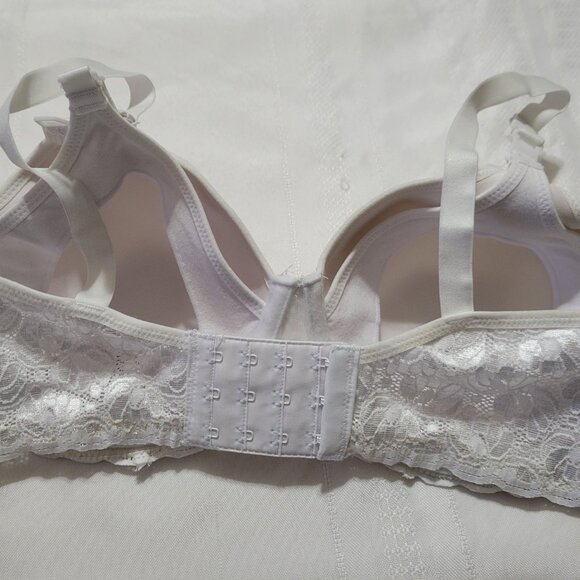 LEADING LADY white 34D Underwire Nursing Bra NWOT - Picture 3 of 5